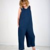 Linen Sleeveless Oversized Jumpsuit Handmade By Offon