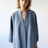 Handmade Linen Wrap Jacket: Oversized Cardigan With Tie