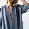 Handmade Linen Wrap Jacket: Oversized Cardigan With Tie