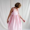 Maternity Oversized Ruffled Linen Sundress Handmade By Offon