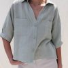 Linen Oversized Fit Shirt Polly Offon Clothing