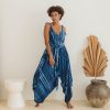 Santai Tie Dye Jumpsuit Jp01 Rd01 Boho Yoga