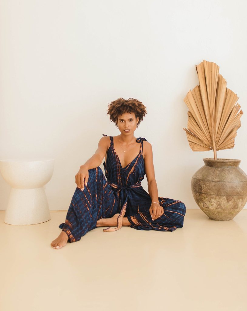 Santai Tie Dye Jumpsuit Jp01 Ra16 Boho Yoga