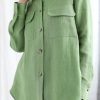 Linen Oversized Shirt And Elasticated Waist Pants Suit
