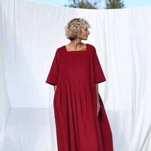 Oversized Needlecord Dress Valerie Offon Clothing