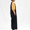 Sleeveless Oversized Cord Jumpsuit Offon Clothing