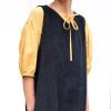 Sleeveless Oversized Cord Jumpsuit Offon Clothing