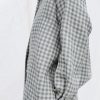 Oversized Gingham Linen Shirtdress Offon Clothing