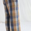 Ready To Ship: Sleeveless Oversized Multicolored Checks Linen