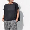 Oversized Short Sleeve Crop Top Offon Clothing