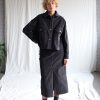 Charcoal Grey Wide Cord Oversized Shirt/jacket Offon Clothing