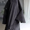 Charcoal Grey Wide Cord Oversized Shirt/jacket Offon Clothing