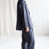 Wool And Linen Oversized Blazer Offon Clothing