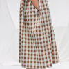 Oversized Seersucker Checks Dress Silvina Offon Clothing