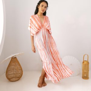 Daun Backless Rayon Caftan Ra12 Dress Long Kaftan