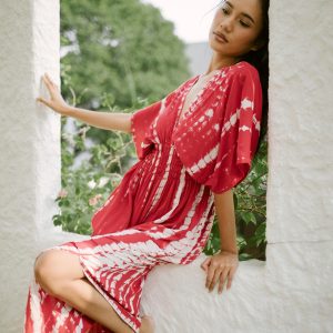 Daun Backless Rayon Caftan Ra08 Dress Long Kaftan