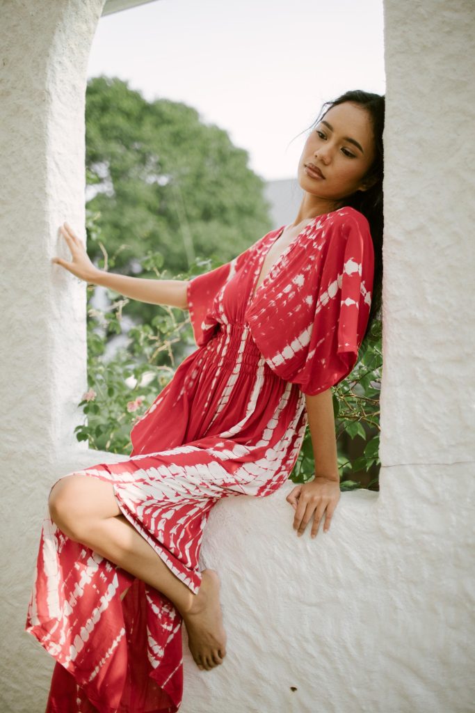 Daun Backless Rayon Caftan Ra08 Dress Long Kaftan