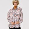 Oversized Tana Lawn Cotton Shirt Elian In Abstract