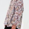 Oversized Tana Lawn Cotton Shirt Elian In Abstract